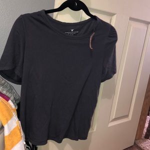 American eagle plain grey shirt